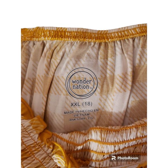 NWT Girls Yellow Summer Criss Cross Dress Size XXL 18 – Stretchy & Comfy - Picture 4 of 4